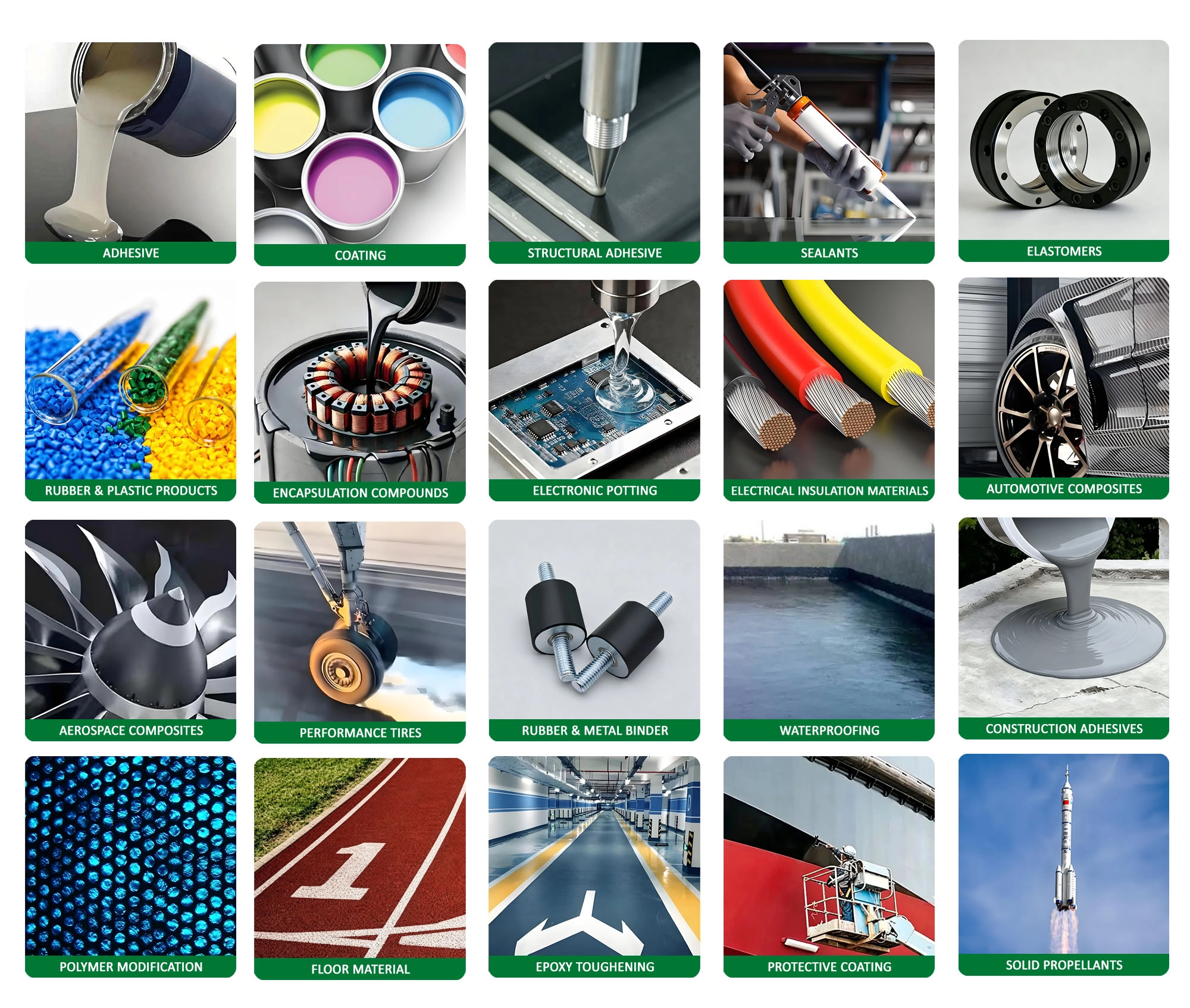 Ứng dụng của cao su Nitrile kết thúc bằng Carboxyl Butadiene Ứng dụng của cao su Nitrile kết thúc bằng Carboxyl Butadiene